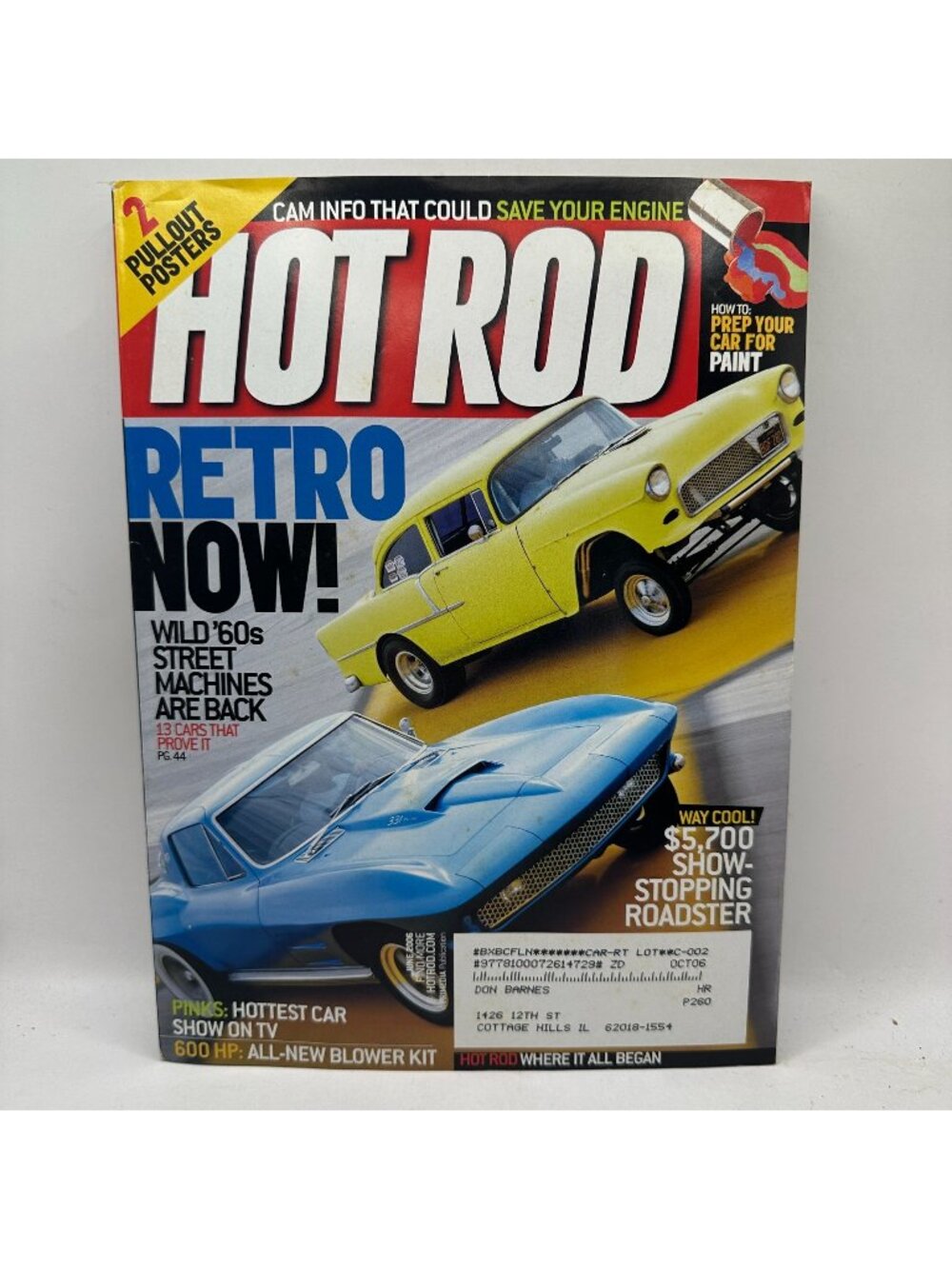 Hot Rod Magazine June 2006 Retro Cars Automotive Lifestyle Issue Pre-Owned